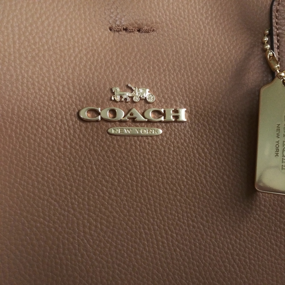 NWT COACH LTN TOWN TOTE HANDBAG SHOULDER BAG - Picture 2 of 10